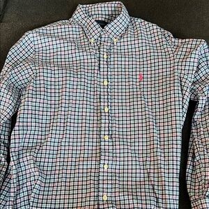 Polo by Ralph Lauren Men's Checkered Button-Down Shirt Large